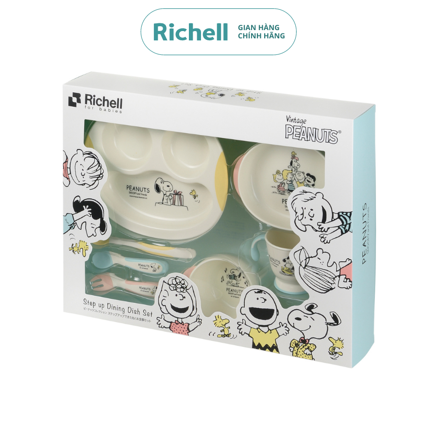 Bộ ăn dặm nâng cấp TLI phiên bản Snoopy x Richell