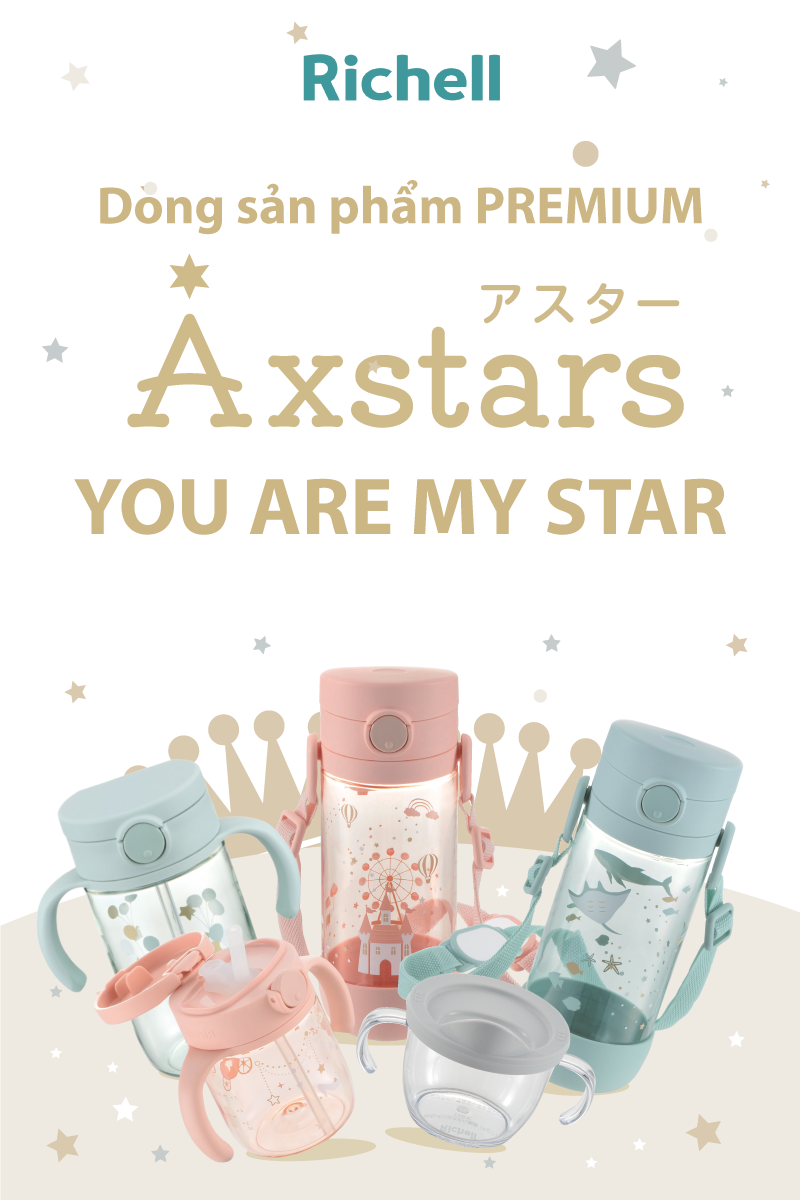 Dòng sản phẩm premium Cốc và bình ống hút Axstars