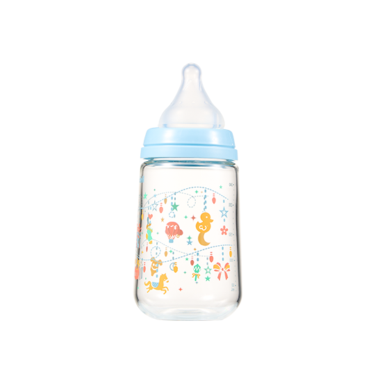 Bình sữa thủy tinh Hanaemi 240ml (Từ 3 tháng tuổi)